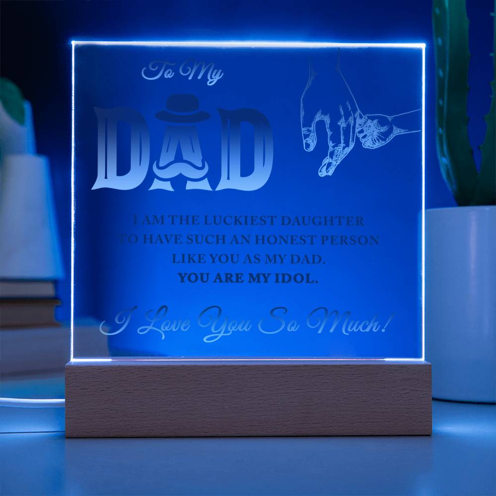 Acrylic Square Plaque
