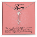 To Our Loving Mum Greatest Gift Multi Vertical Name Necklace