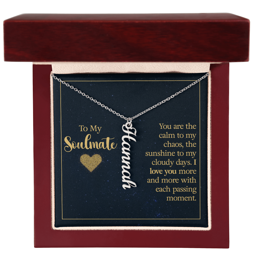 Multi Vertical Name Necklace