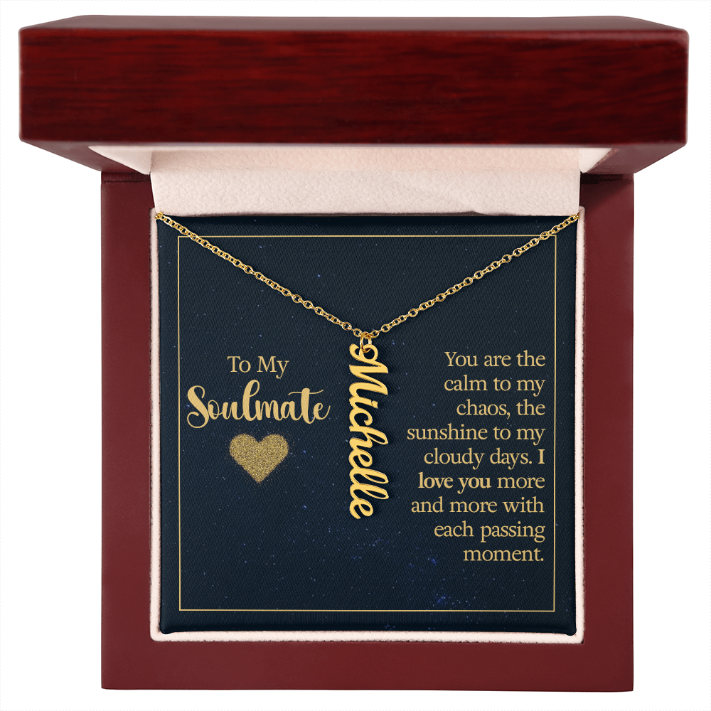 Multi Vertical Name Necklace