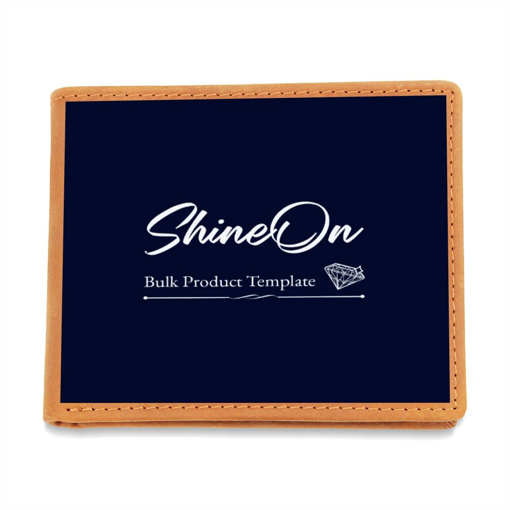 Personalised Photo Graphic Leather Wallet