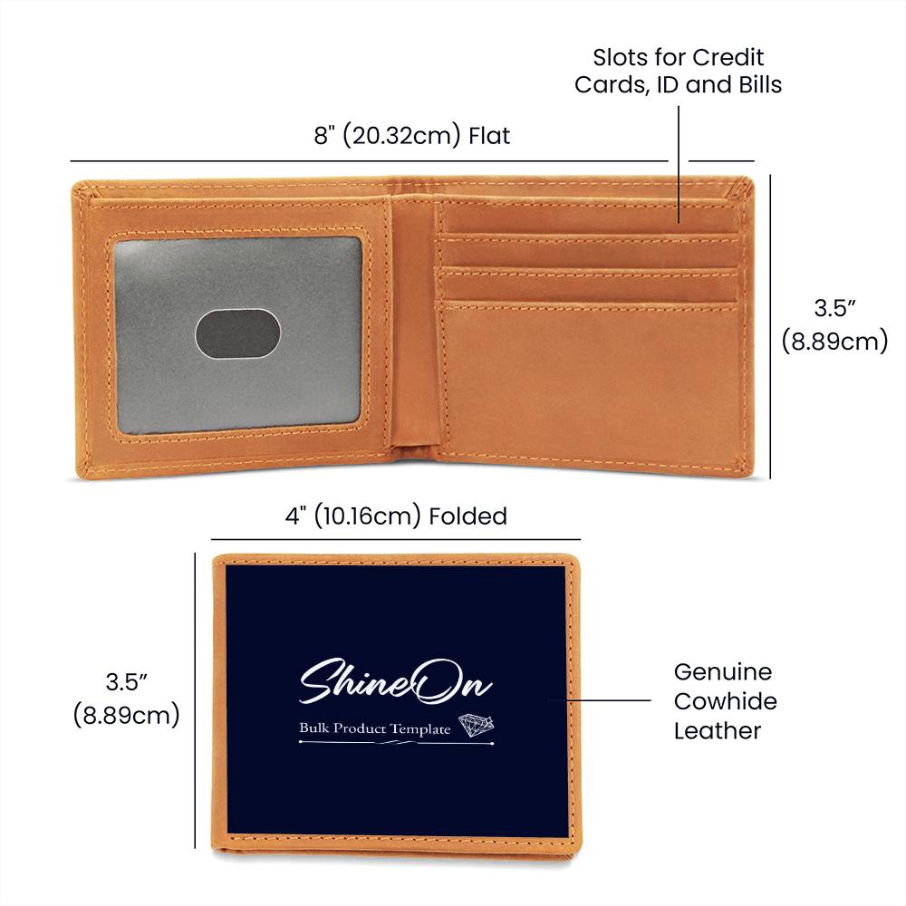 Personalised Photo Graphic Leather Wallet
