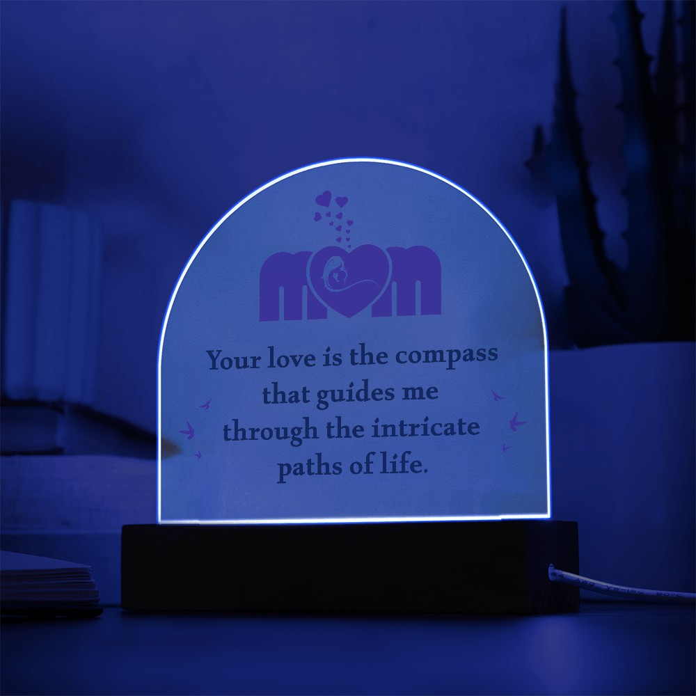 Acrylic Dome Plaque Keepsake Gift