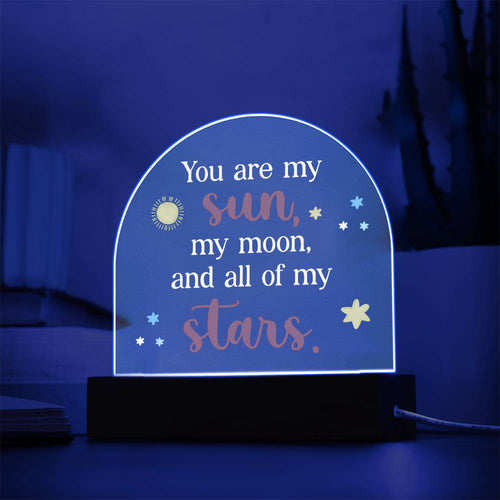 Acrylic Dome Plaque Keepsake Gift