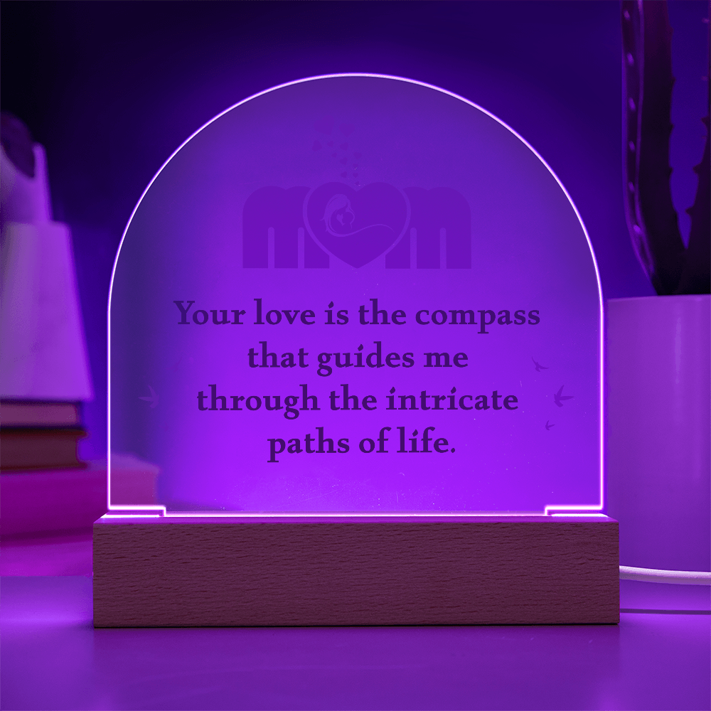 Acrylic Dome Plaque Keepsake Gift