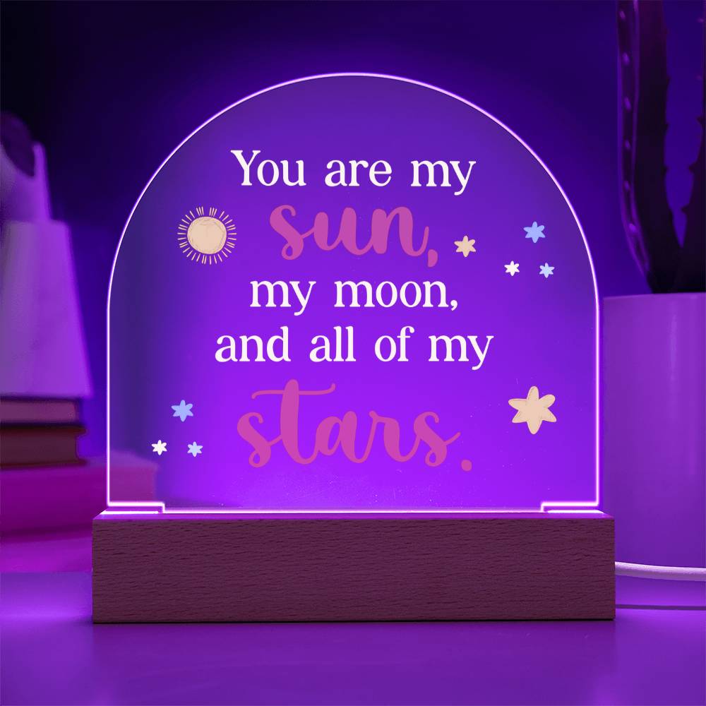 Acrylic Dome Plaque Keepsake Gift