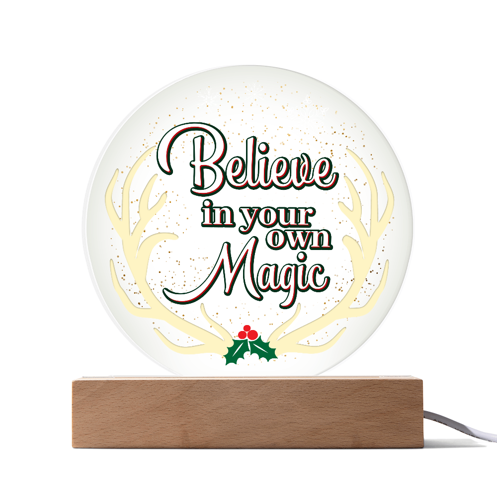 Acrylic Circle Plaque Keepsake Gift