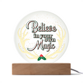 Acrylic Circle Plaque Keepsake Gift