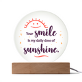 Acrylic Circle Plaque Keepsake Gift