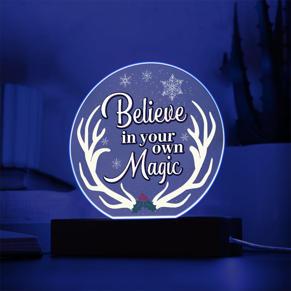 Acrylic Circle Plaque Keepsake Gift