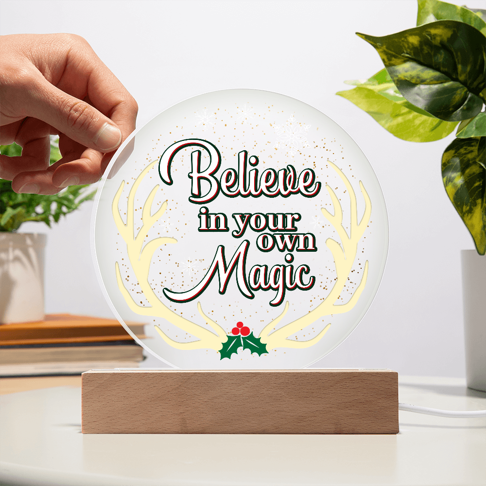 Acrylic Circle Plaque Keepsake Gift