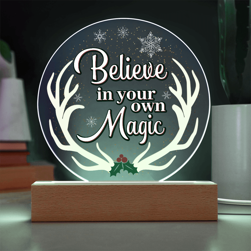 Acrylic Circle Plaque Keepsake Gift