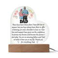 Acrylic Heart Plaque