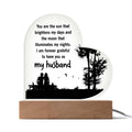 Acrylic Heart Plaque