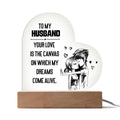 Acrylic Heart Plaque