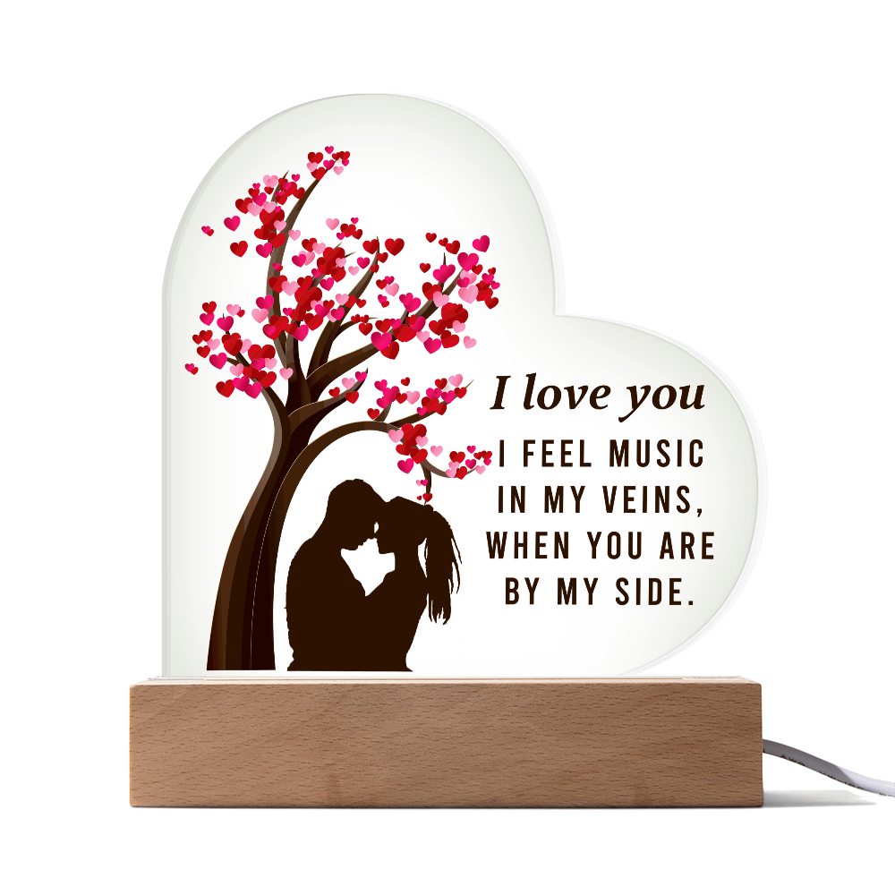 Acrylic Heart Plaque