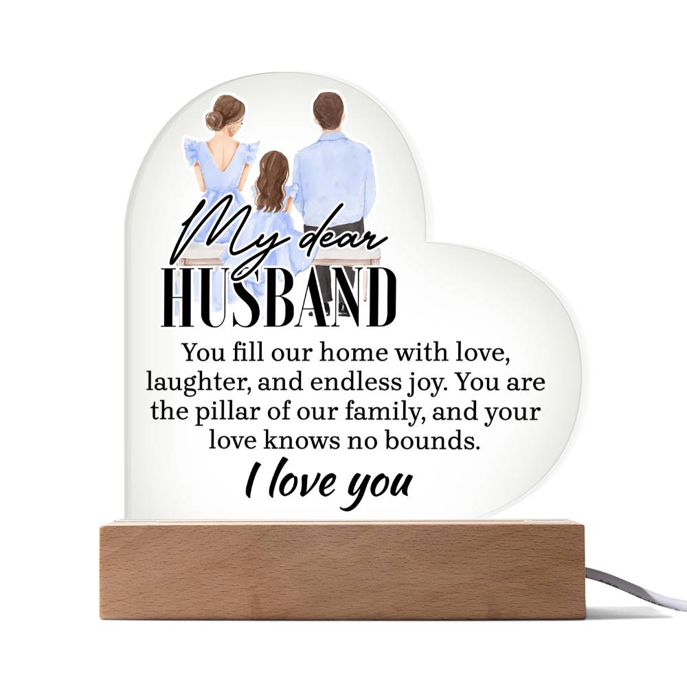 Acrylic Heart Plaque