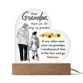 Acrylic Heart Plaque