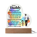 Acrylic Heart Plaque