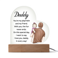 Acrylic Heart Plaque