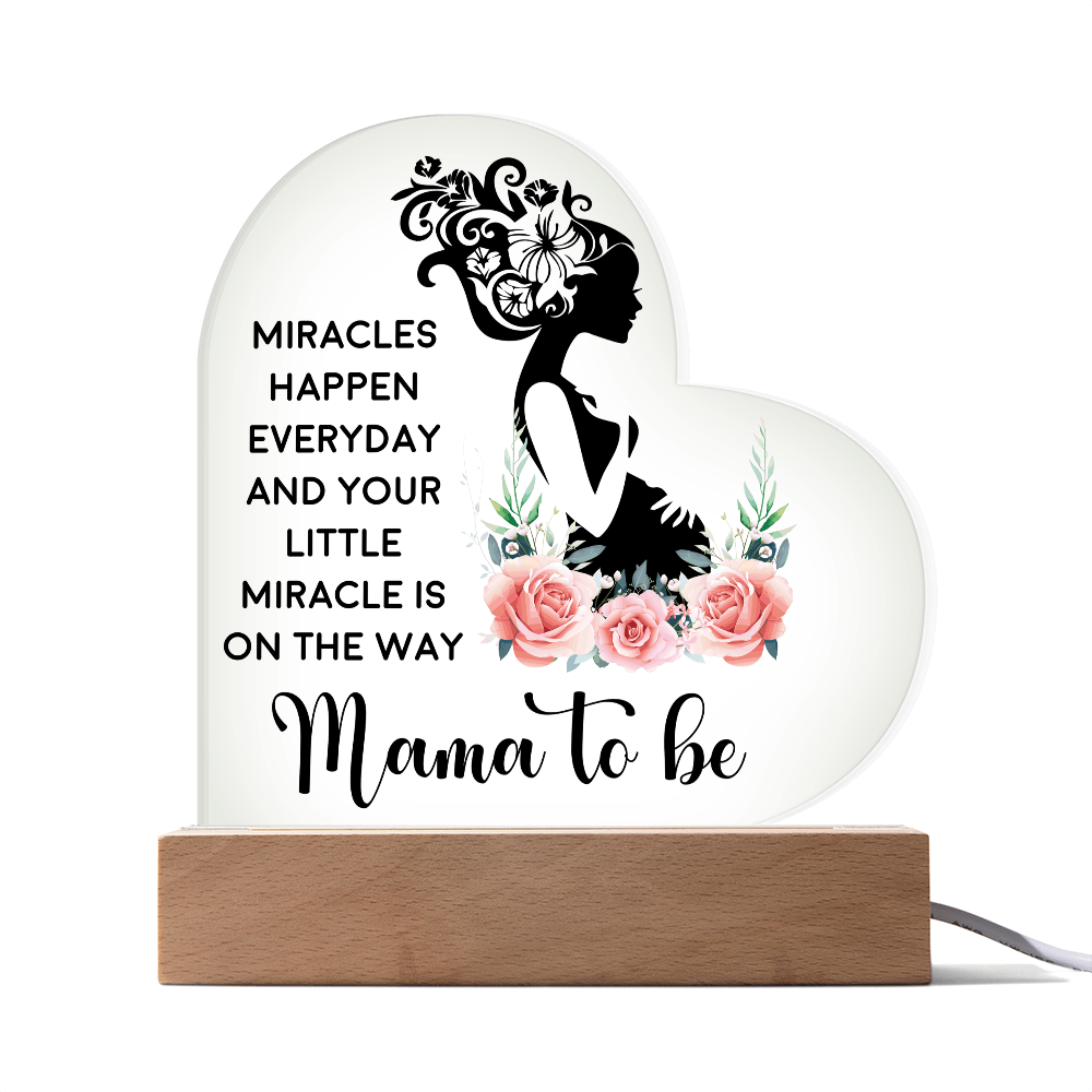 Acrylic Heart Plaque