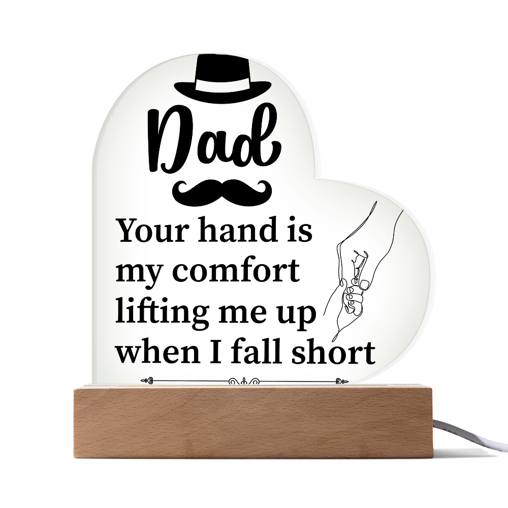 Acrylic Heart Plaque