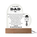 Acrylic Heart Plaque