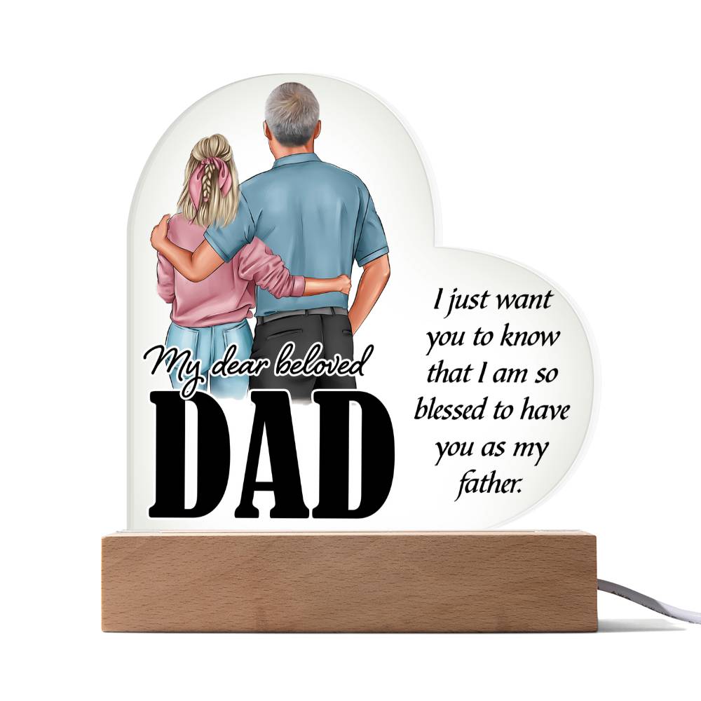 Acrylic Heart Plaque