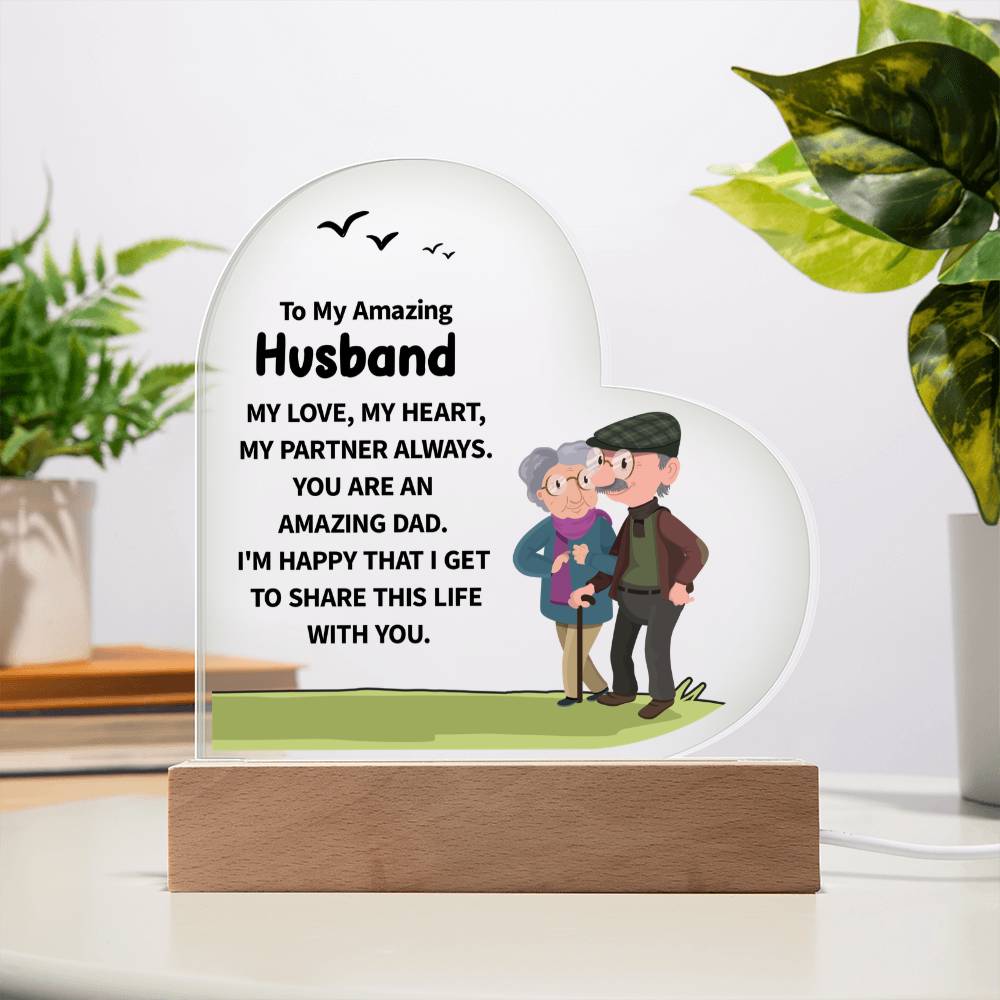 Acrylic Heart Plaque