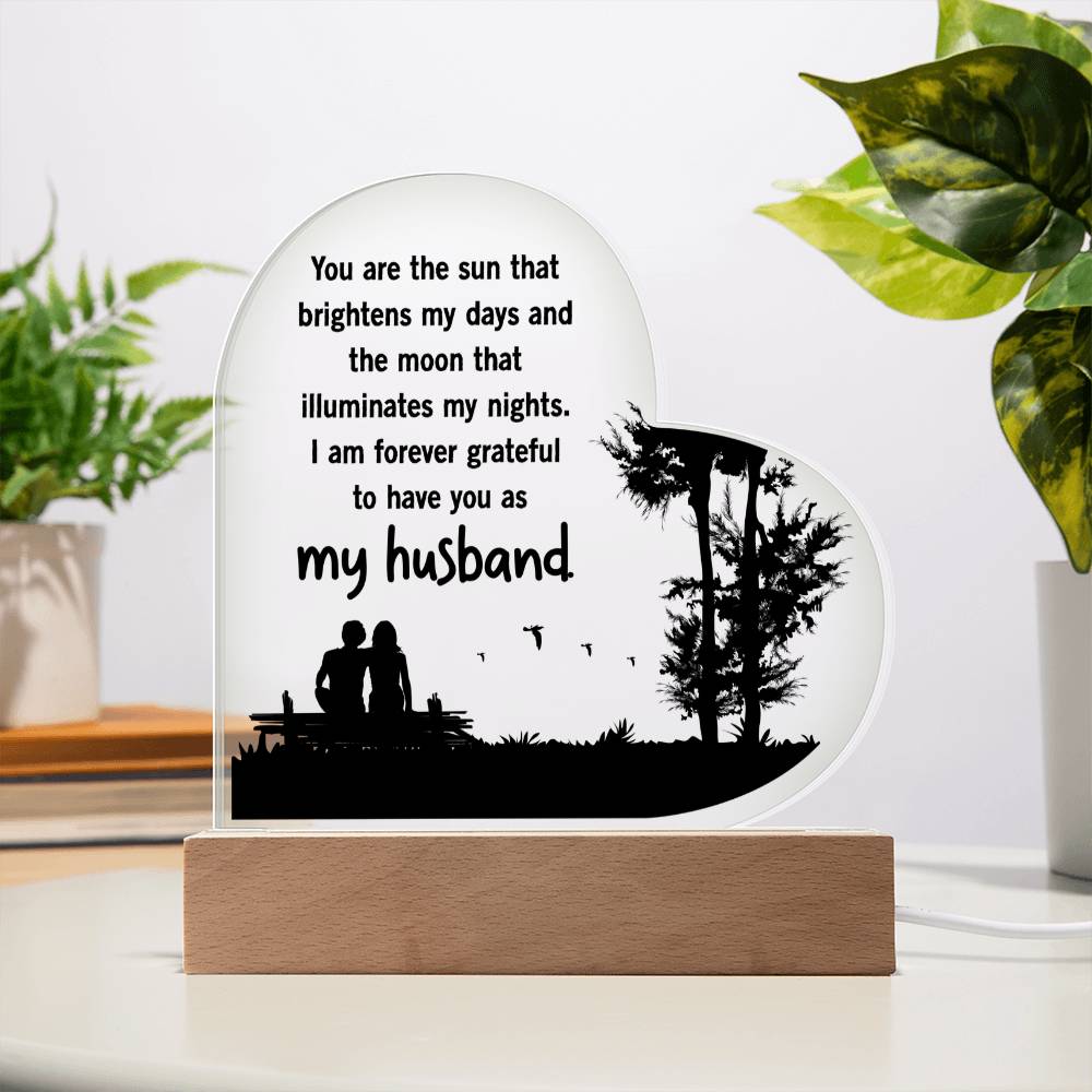 Acrylic Heart Plaque