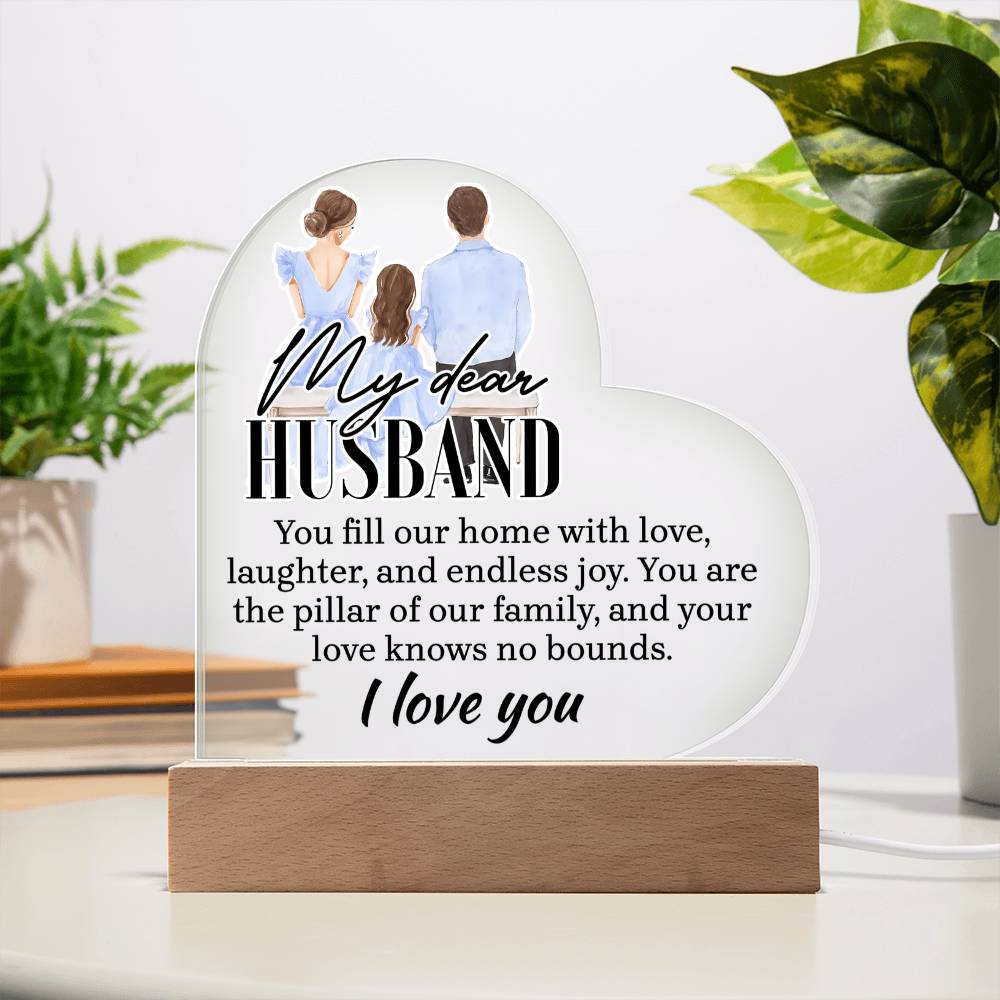 Acrylic Heart Plaque