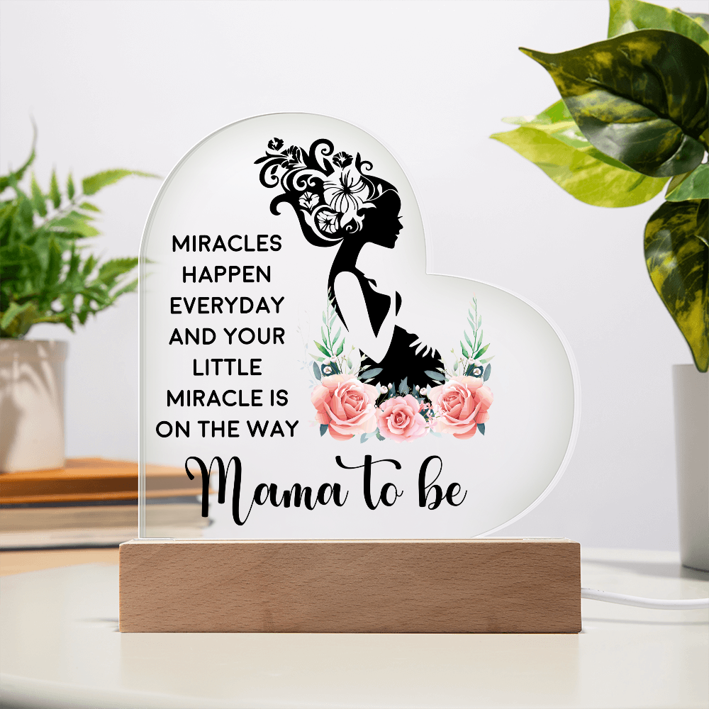 Acrylic Heart Plaque