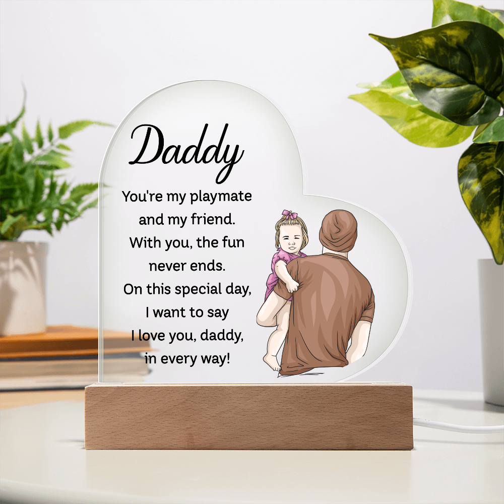 Acrylic Heart Plaque