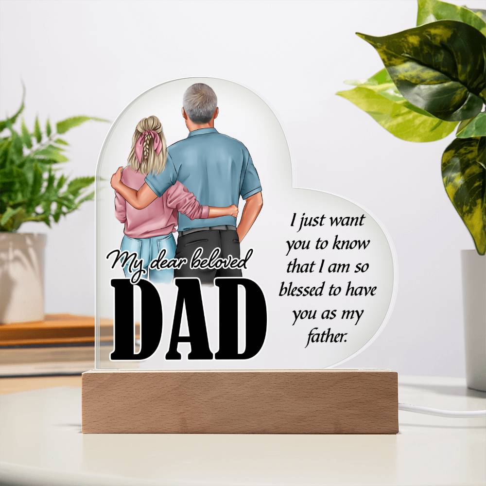 Acrylic Heart Plaque