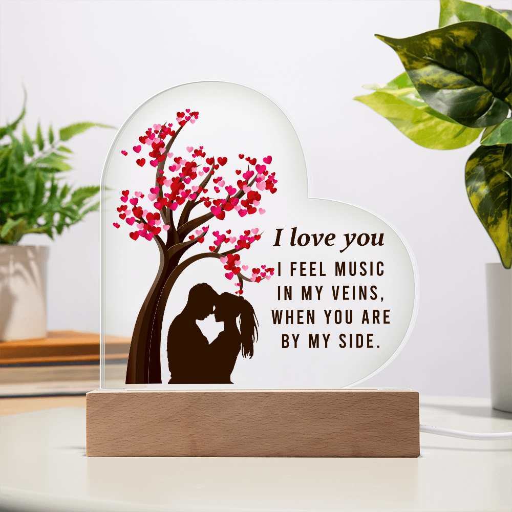 Acrylic Heart Plaque