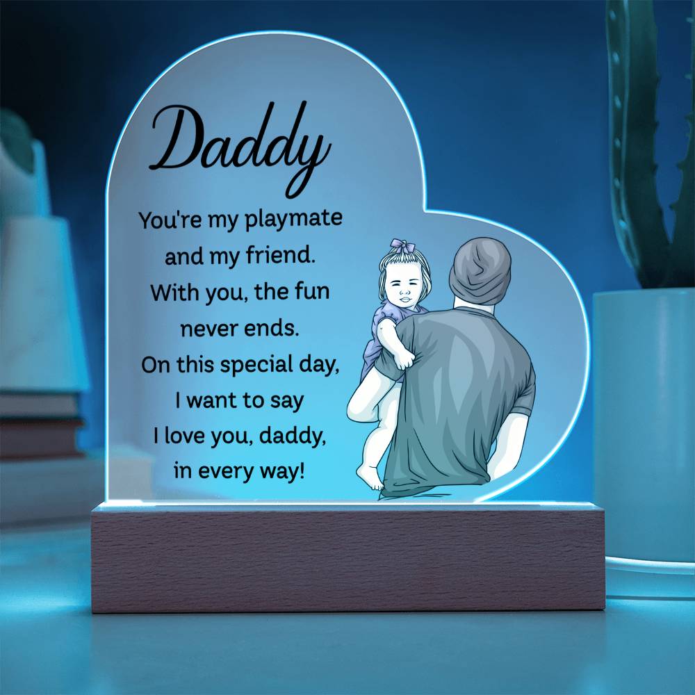 Acrylic Heart Plaque