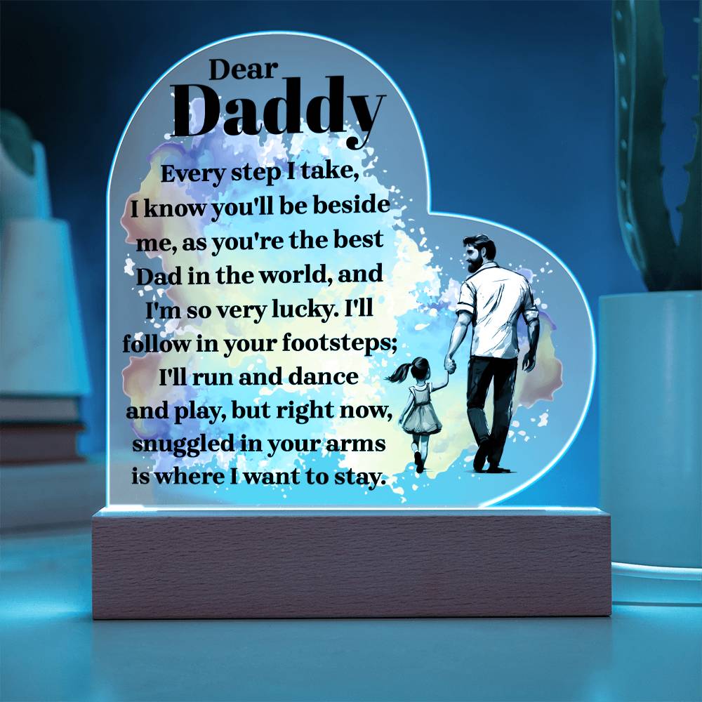 Acrylic Heart Plaque