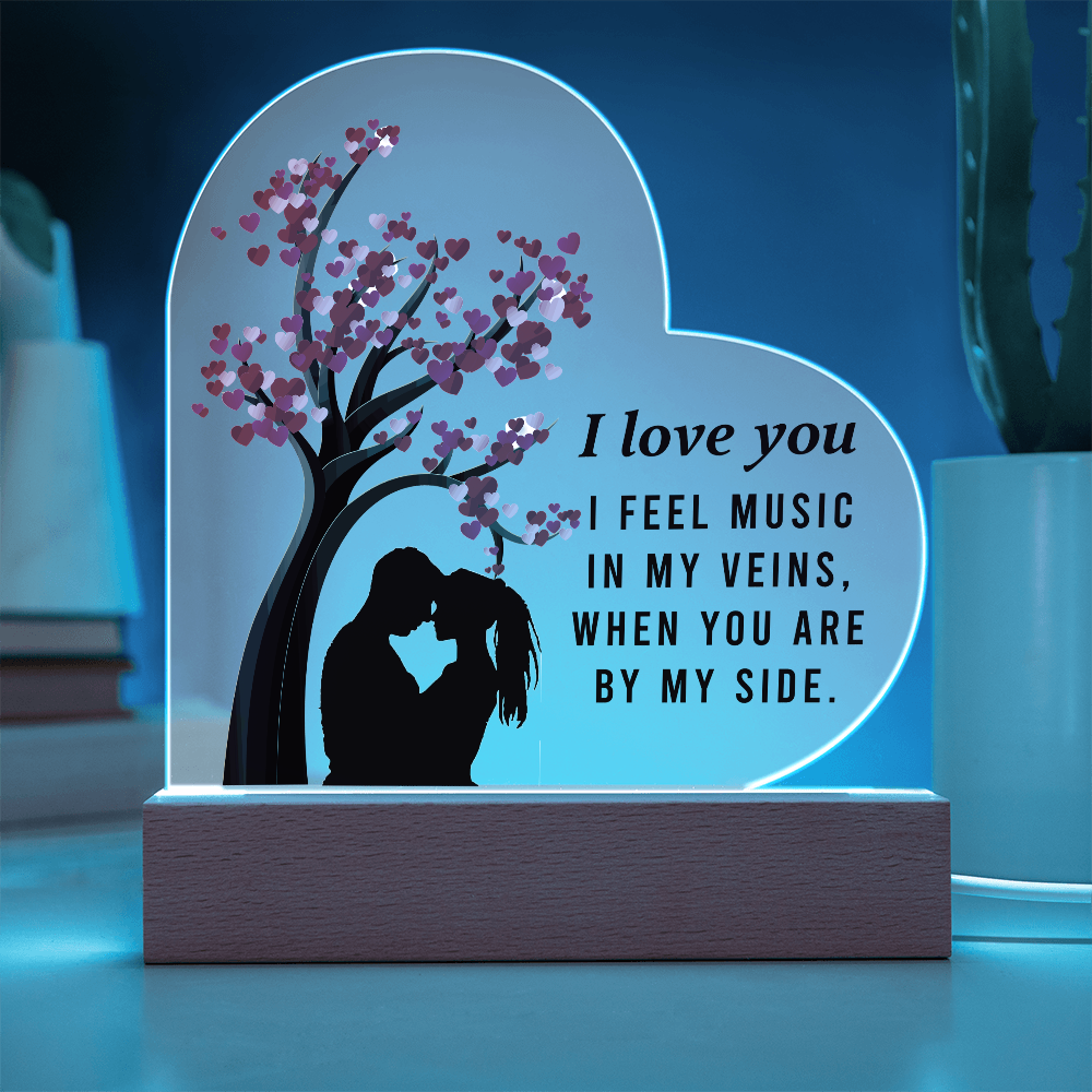 Acrylic Heart Plaque