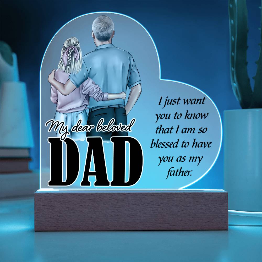 Acrylic Heart Plaque