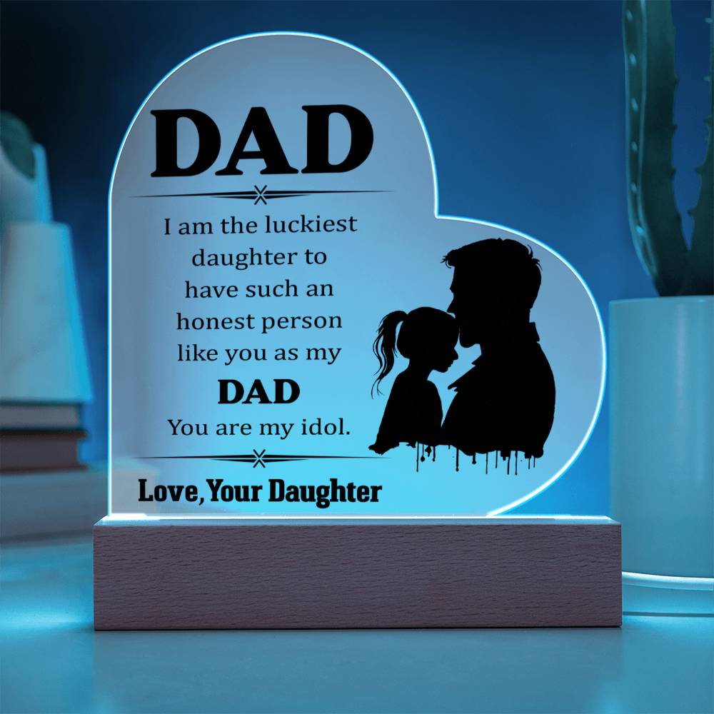 Acrylic Heart Plaque