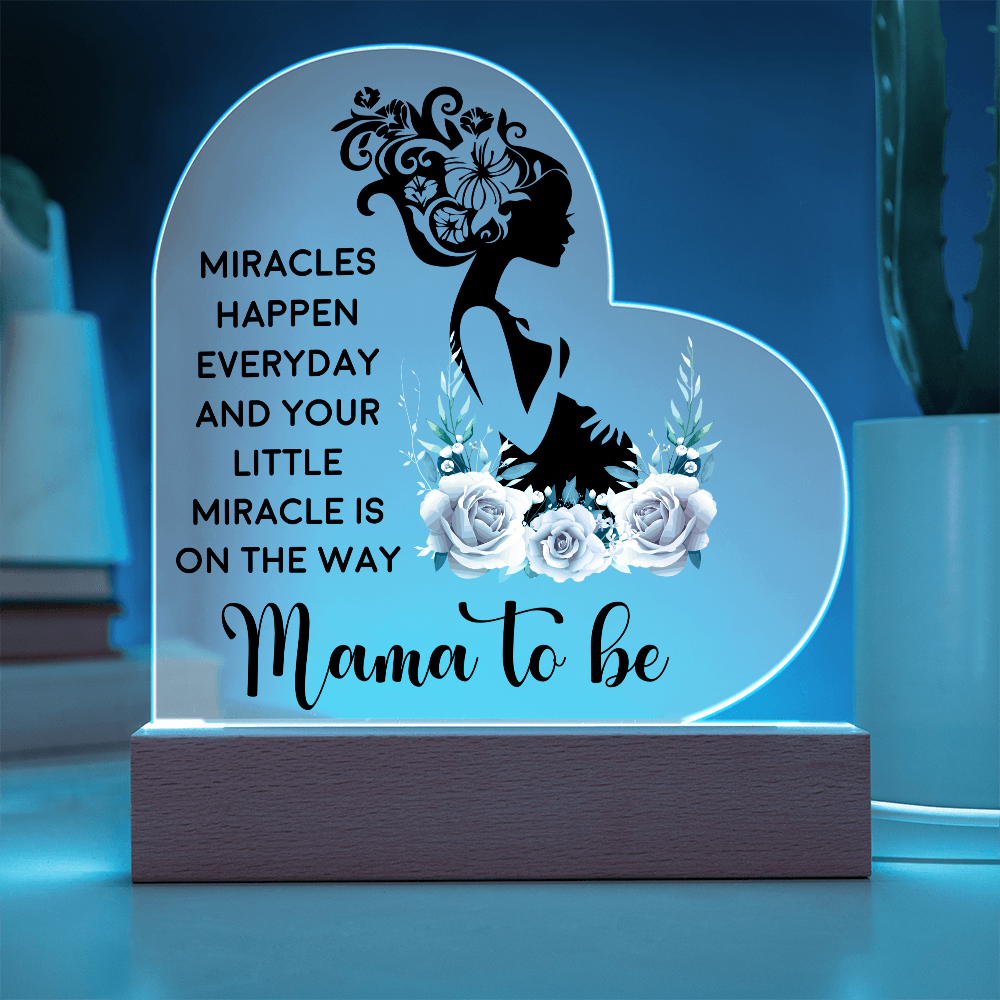 Acrylic Heart Plaque