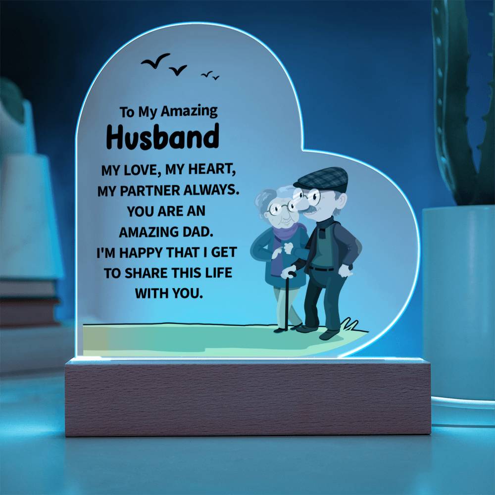 Acrylic Heart Plaque