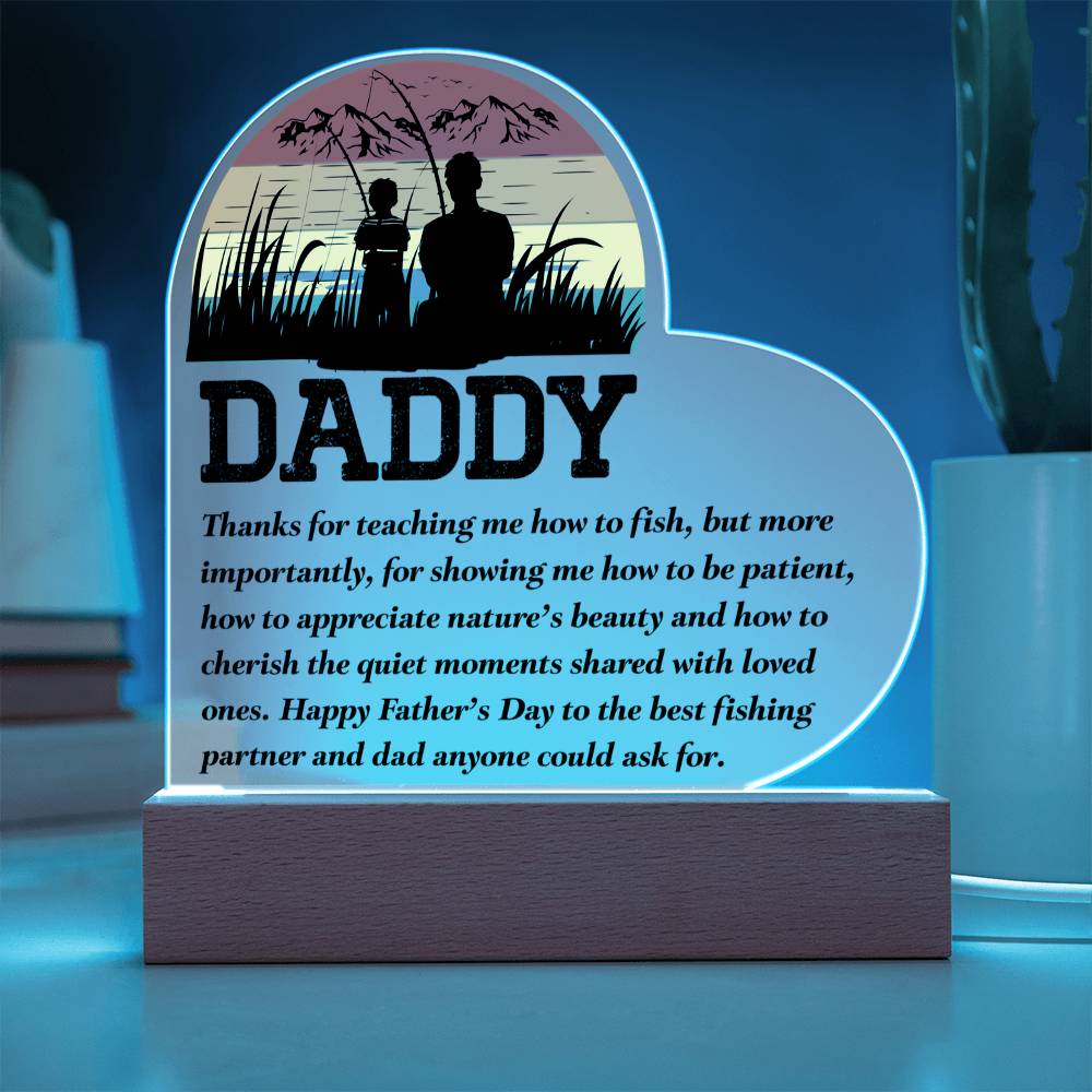 Acrylic Heart Plaque
