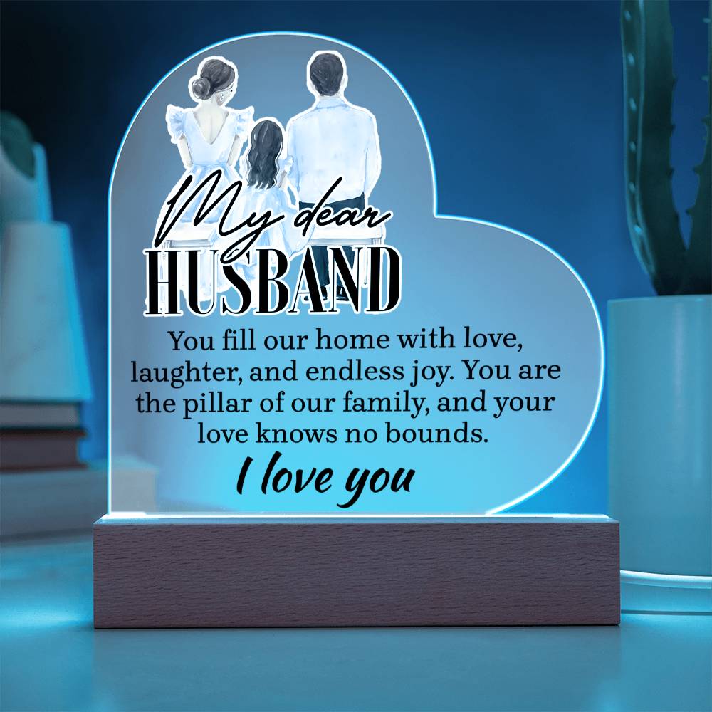 Acrylic Heart Plaque