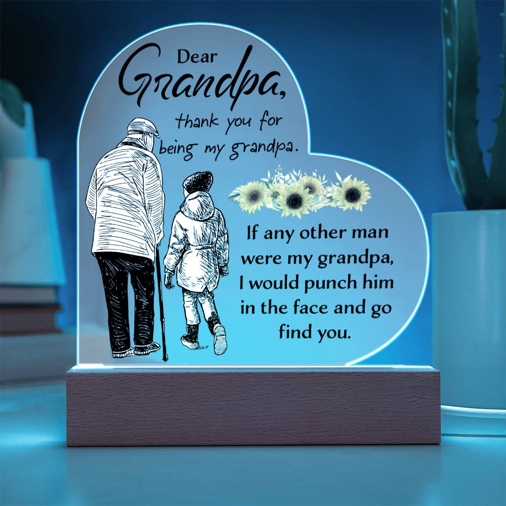 Acrylic Heart Plaque