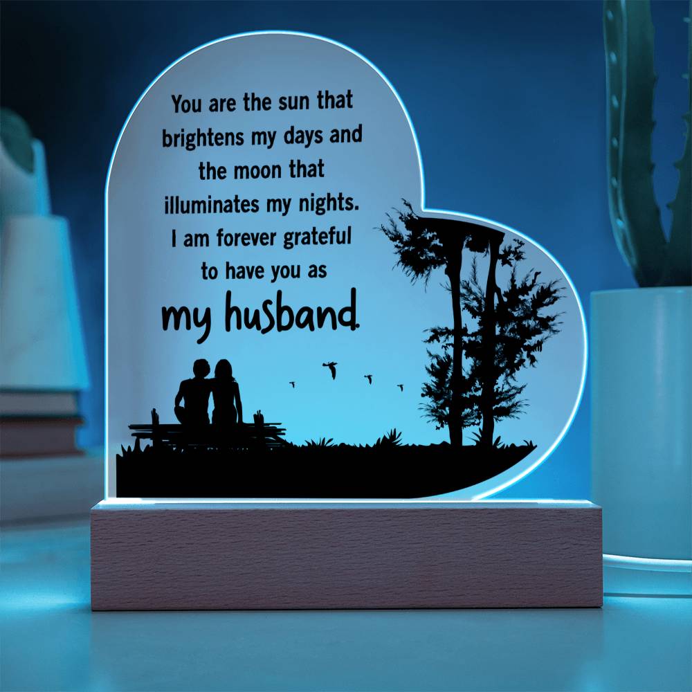 Acrylic Heart Plaque