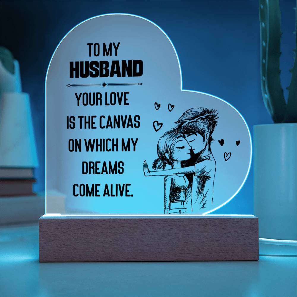 Acrylic Heart Plaque