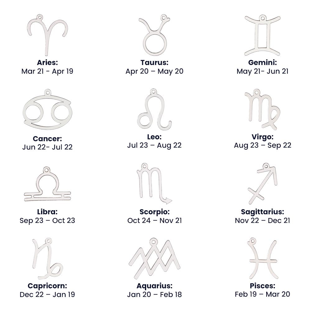 To My Wife Zodiac Symbol Necklace