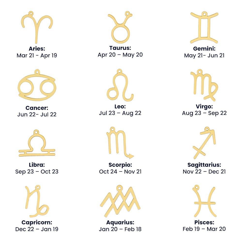 To My Wife Zodiac Symbol Necklace