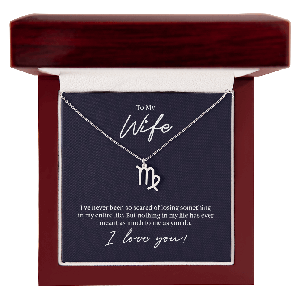 To My Wife Zodiac Symbol Necklace